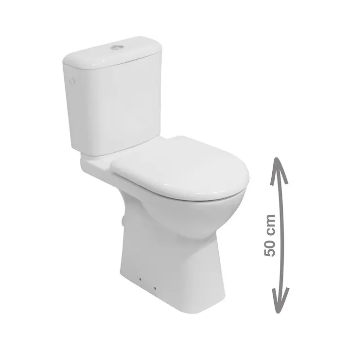 Deep cuvette seule à poser pour WC PMR SETJIKA-PMR-H (H8236160000001)
