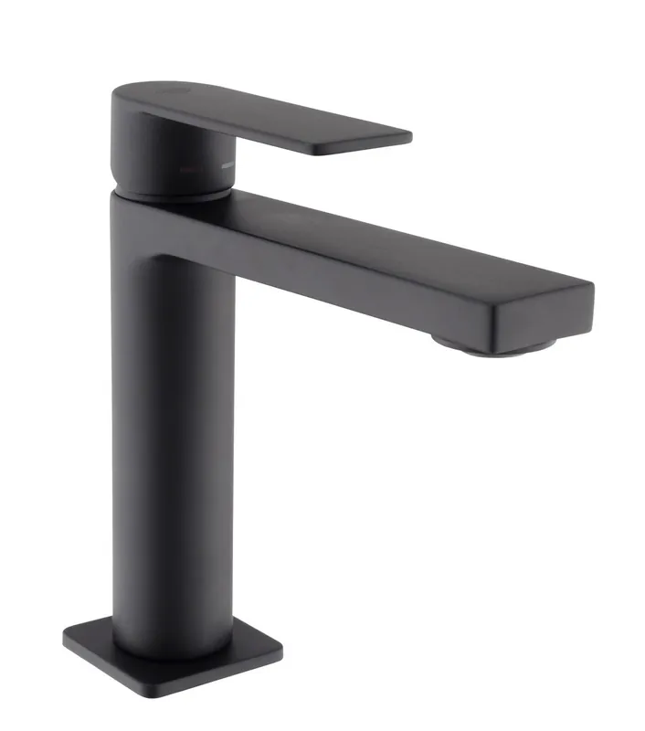 B-Way Mitigeur pour lavabo avec levier, Noir mat (SATBSBW271)