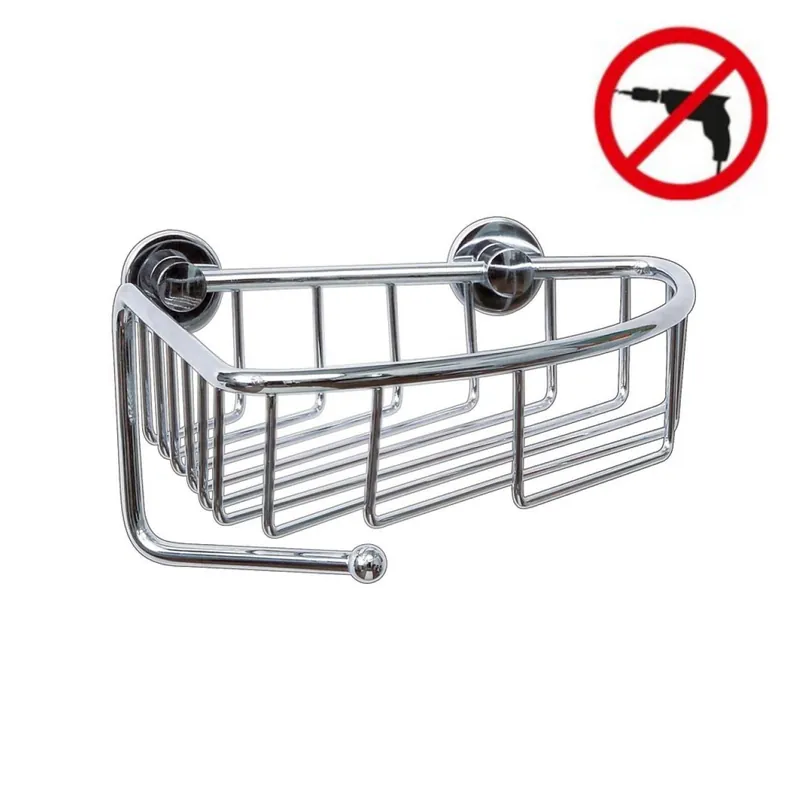 Draad Panier d‘angle, aluminium chromé, pose facile sans perçage (40226-00000-00)