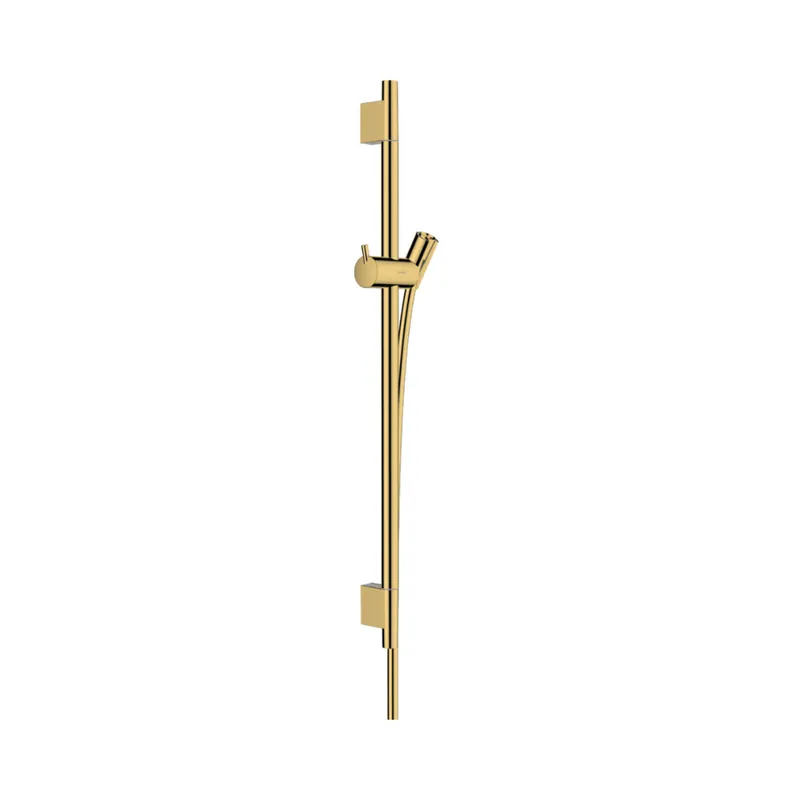 Unica Barre de douche S Puro 65 cm avec flexible de douche, Doré poli (28632990)