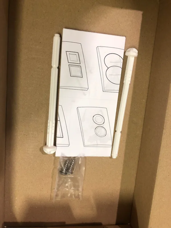 Lot de 2 tiges pour montage de plaque Delta (240.074.00.1)