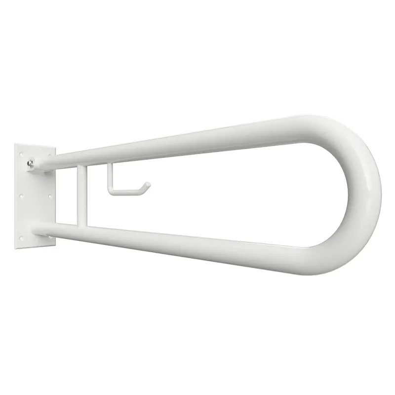 HELP Barre de maintien relevable 80cm en forme de U, Comaxite, Blanc (301102284)