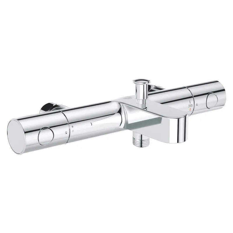 Grotherm 800 Cosmopolitan Mitigeur thermostatique bain/douche avec tête céramique 1/2, 180°, Chrome (34770000)