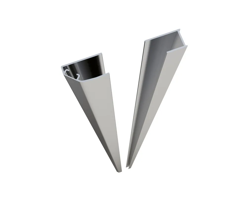 Profilé pour paroi de douche 195cm, Chrome (SIKOPROFILTGD)