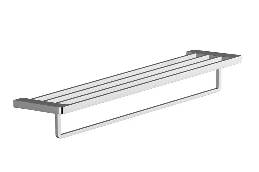 10° Porte-serviette multi-barres 63cm, Métal, Chrome (X07P327)