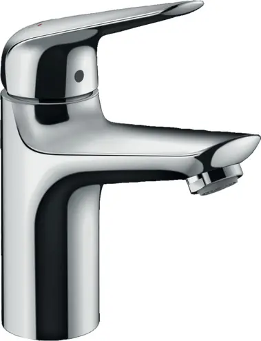 Novus Mitigeur de lavabo 100 avec cartouche céramique, sans tirette ni vidage, Chrome (71031000)