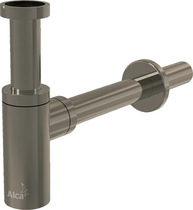 Siphon pour lavabo DN32, Nickel brossé (A400-N-B)