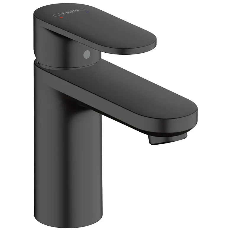 Vernis Blend Mitigeur de lavabo ComfortZone 100 avec cartouche céramique, Noir mat (71580670)