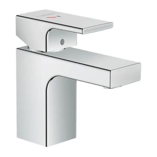 Vernis Shape Mitigeur de lavabo 70, CoolStart ,avec tirette et vidage synthétique, Chrome (71593000)