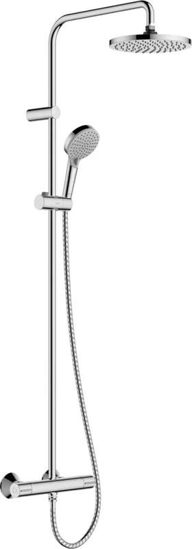 Vernis Blend Colonne de douche 200 1jet EcoSmart 9 l/min avec mitigeur thermostatique, Chrome (HG-26089000)