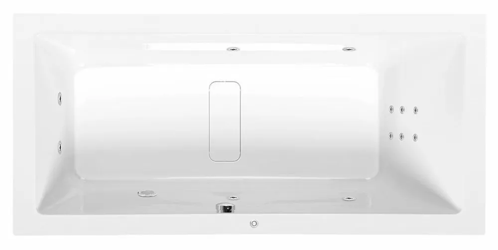Bain de massage Polysan Marlene 170x80 cm acrylique, Blanc (72403H)