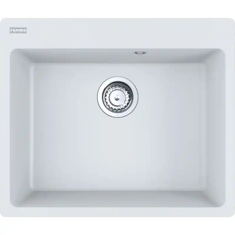 Centro Evier de cuisine, Fragranit +, 590x500mm, Blanc (CNG610-54B)