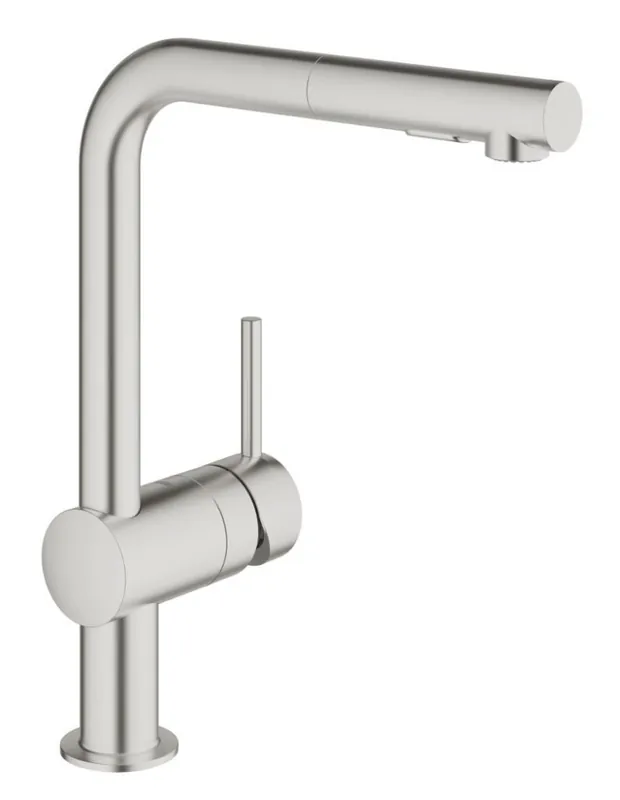 Minta Mitigeur d’évier avec douchette extractible, Supersteel (G-30274DC0)