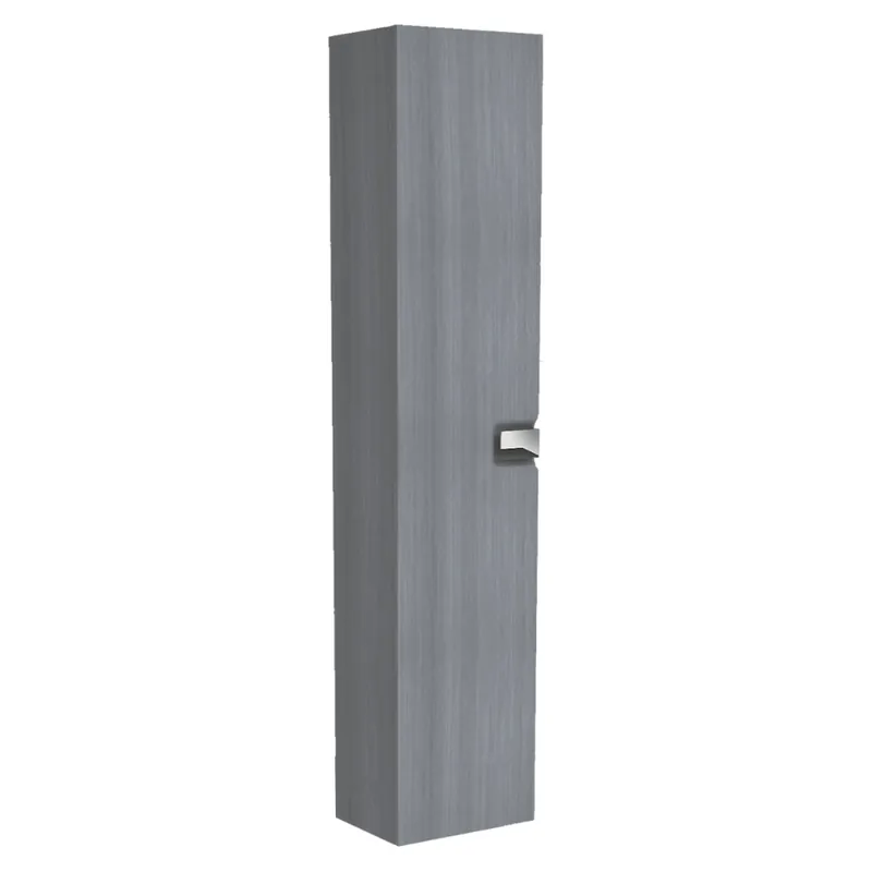 Twins Armoire latérale 180cm avec porte softclose, 6 étagères, Argent graphite (88461000)