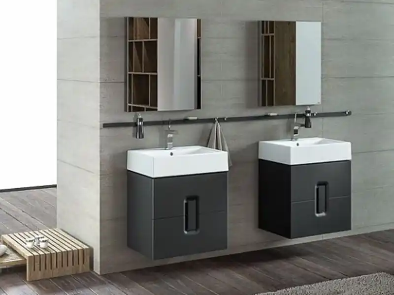 Twins Miroir rectangulaire, 60x70x4.2cm (88458000)
