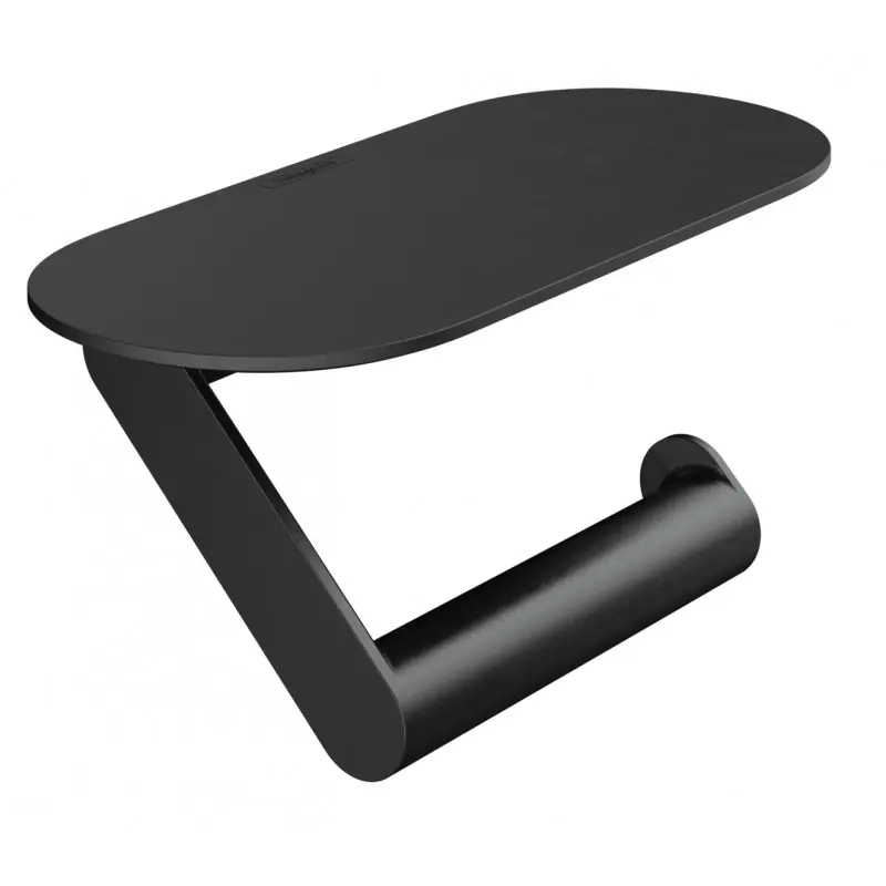 Hansgrohe Porte-papier WC avec tablette noir mat (27928670)