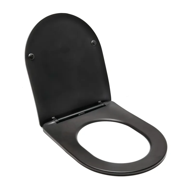 Infinitio Abattant frein de chute, Noir mat (SATINFPBKM)