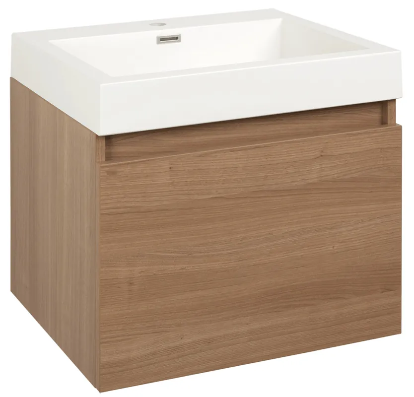 Meuble de salle de bain sans vasque Naturel Verona 60x48 cm (VERONA60DVBU)