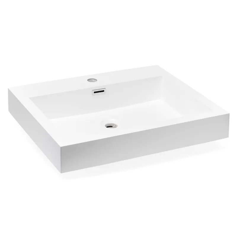 Lavabo meuble Naturel Verona 60x48 cm trou pour robinet au milieu (VE6048)