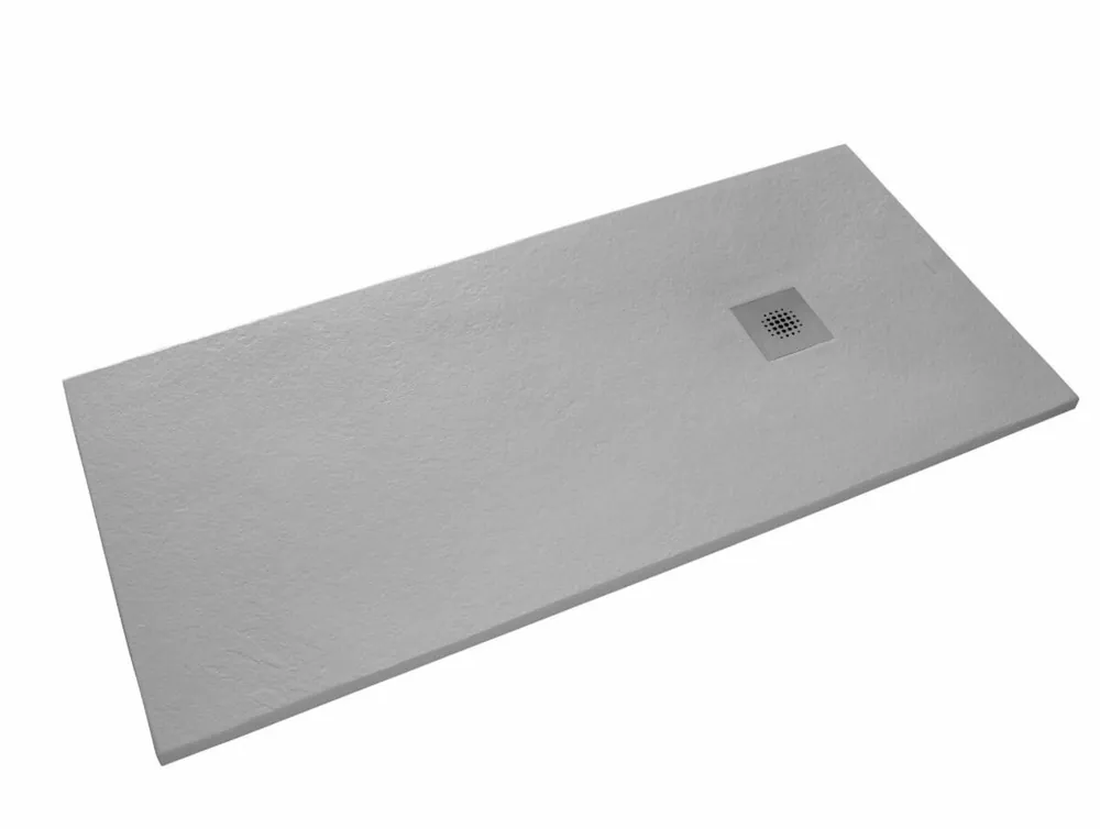 Receveur de douche rectangulaire Siko Stone 160x80 cm fonte maris gris (SIKOSTONE16080SGR)