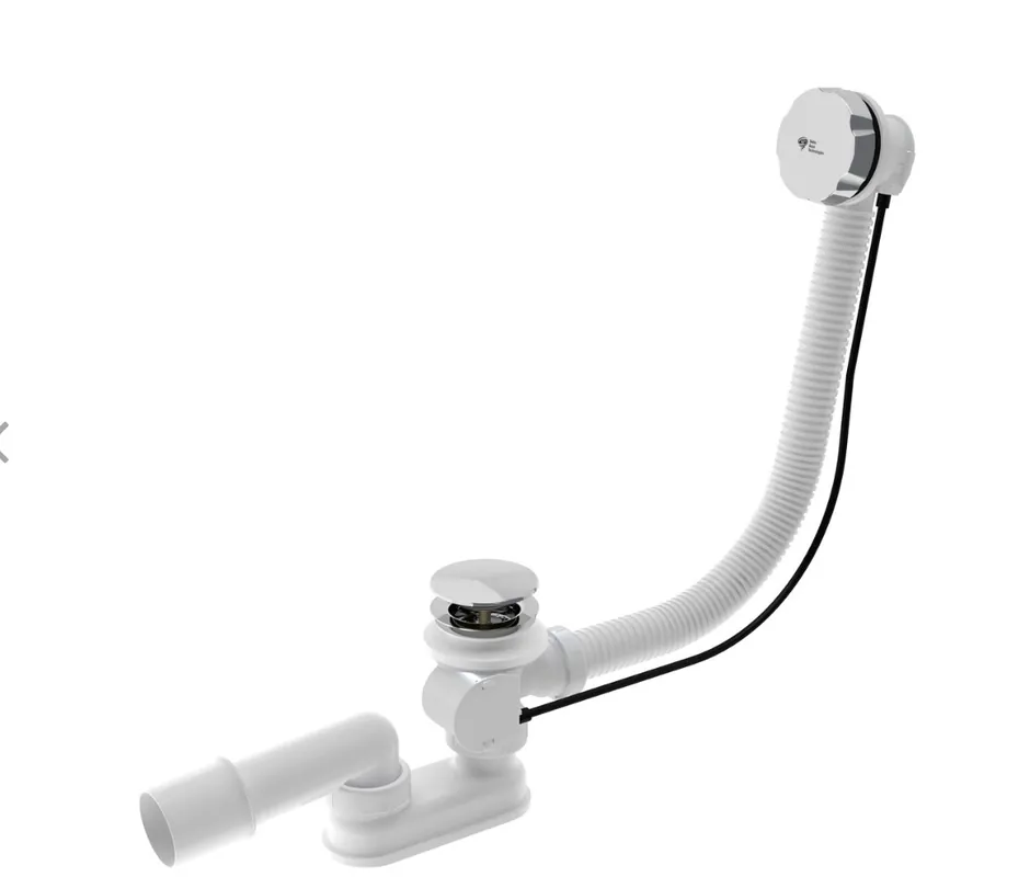 Automate de bain 52 mm DN40 / DN50 SAT métal chromé (SATAVA1)