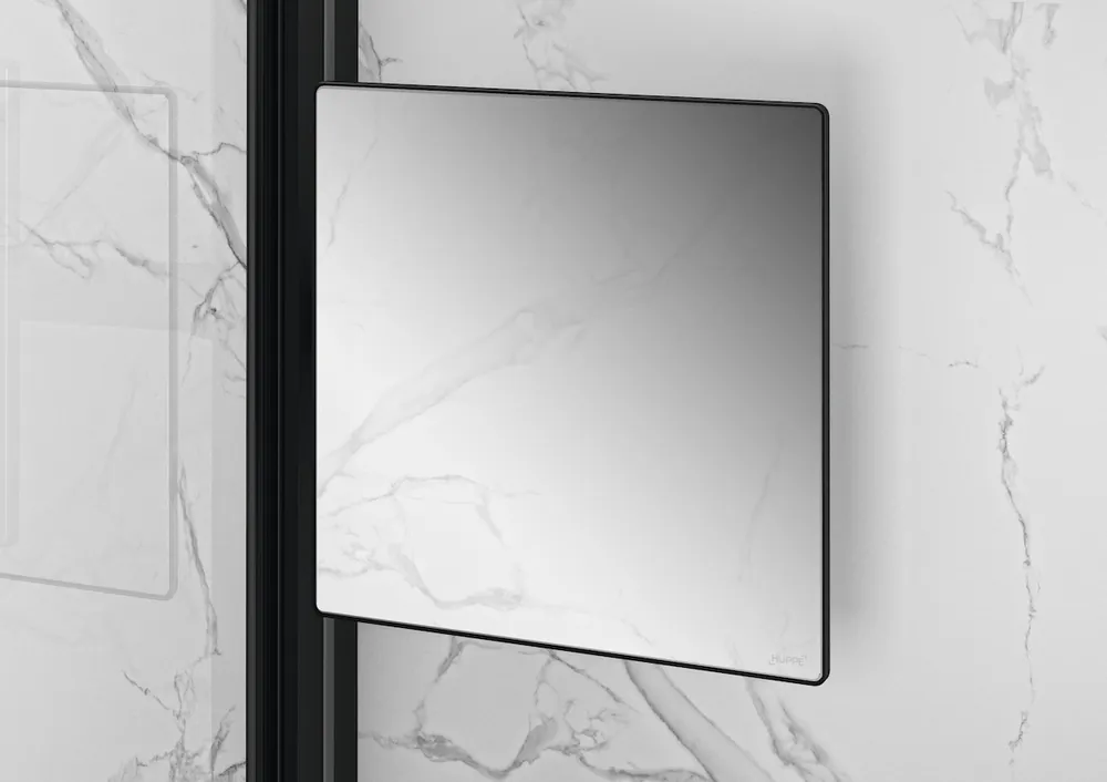 Select+ Miroir cosmétique carré 21,3 x 21,3 cm, Noir (SL2301123)