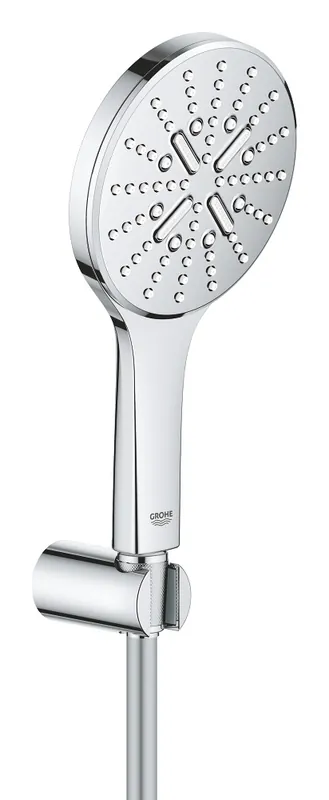 Rainshower Smartactive 130 Ensemble de douche 3 jets avec support mural, Chrome (26581000)