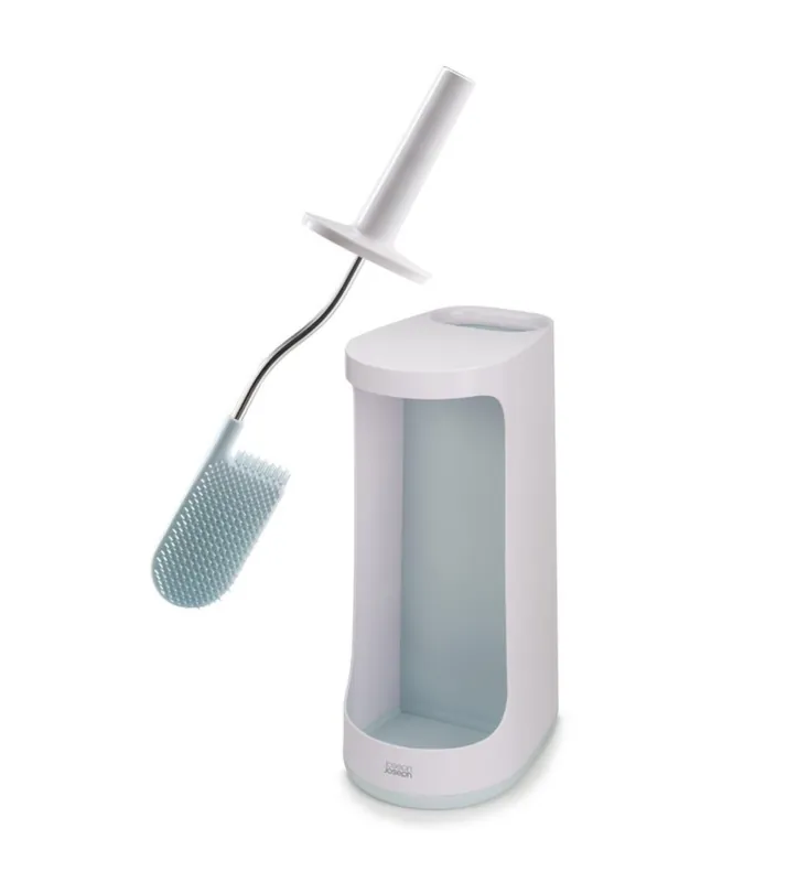 Flex™ Store Brosse de Toilette avec support de rangement grand format, Bleu clair (70536)