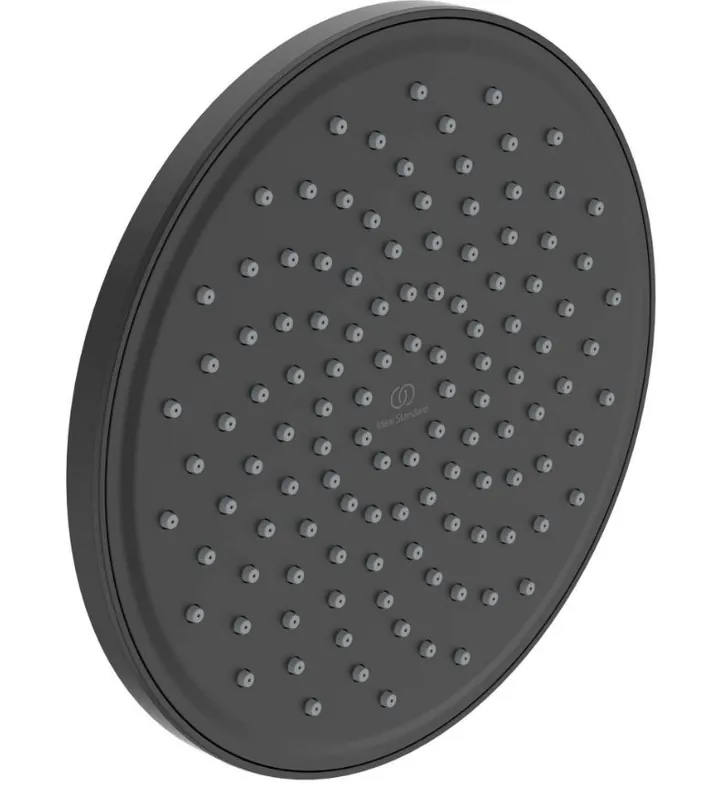 Idealrain douche de tête ronde 200mm abs noir mat (BD140XG)
