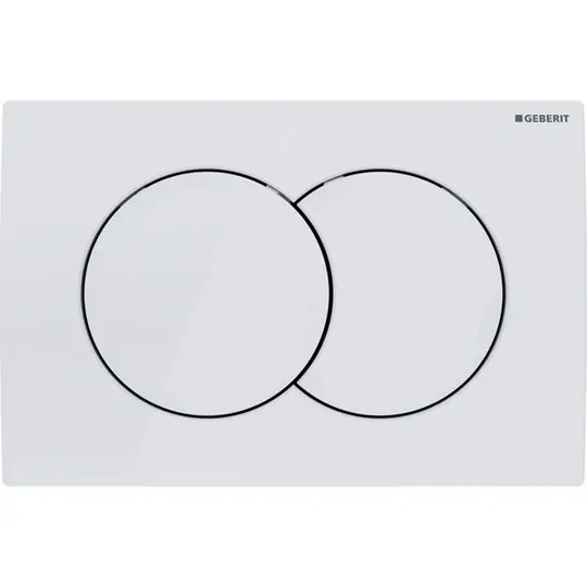 Plaque de commande Delta01, Blanc (115.107.11.1)