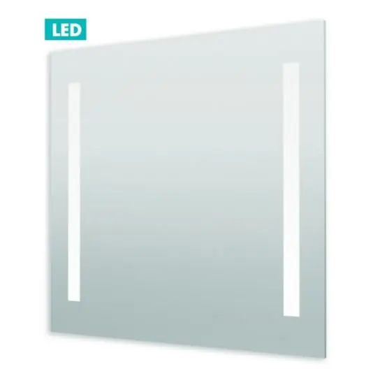 Miroir avec éclairage LED Naturel Iluxit 80x70 cm (ZIL8070LEDS)