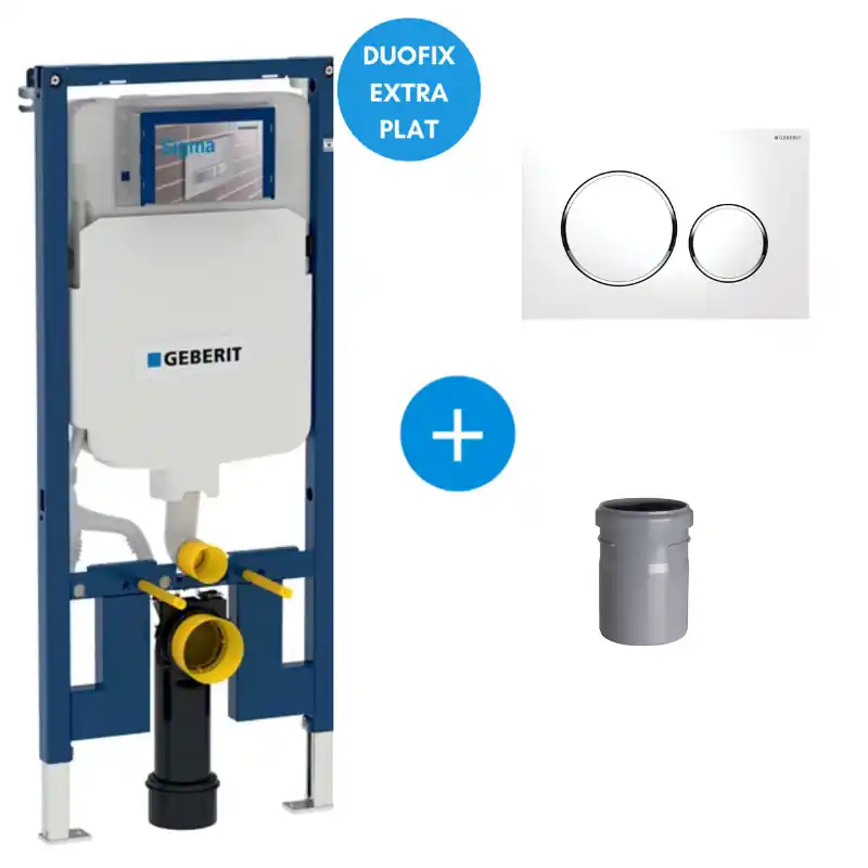 Pack Bati-support Geberit Duofix extra-plat 114 cm UP721