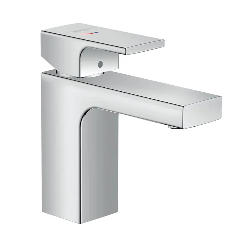 Vernis Shape Mitigeur de lavabo ComfortZone 100 CoolStart avec tirette et vidage synthétique, Chrome (71594000)