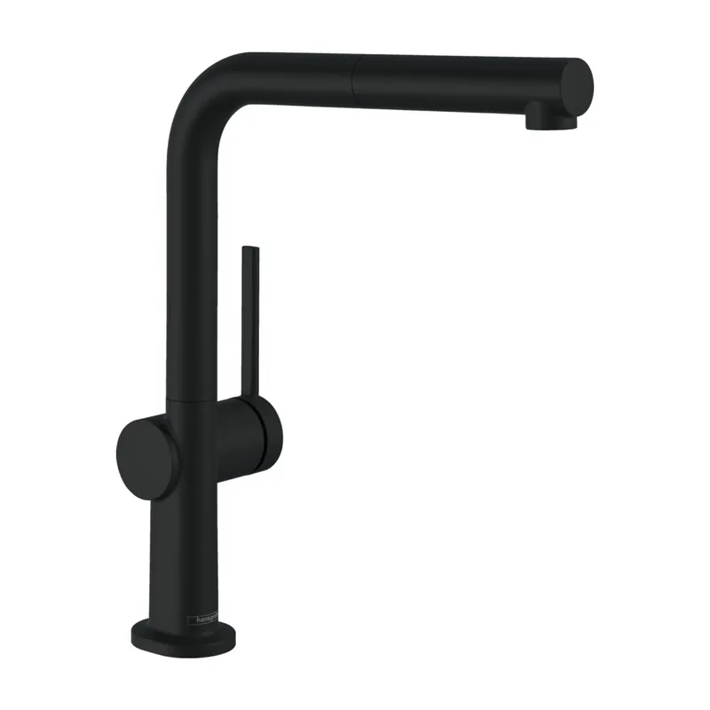 Talis M54 Mitigeur de cuisine 270, avec douchette extractible 1 jet, Noir mat