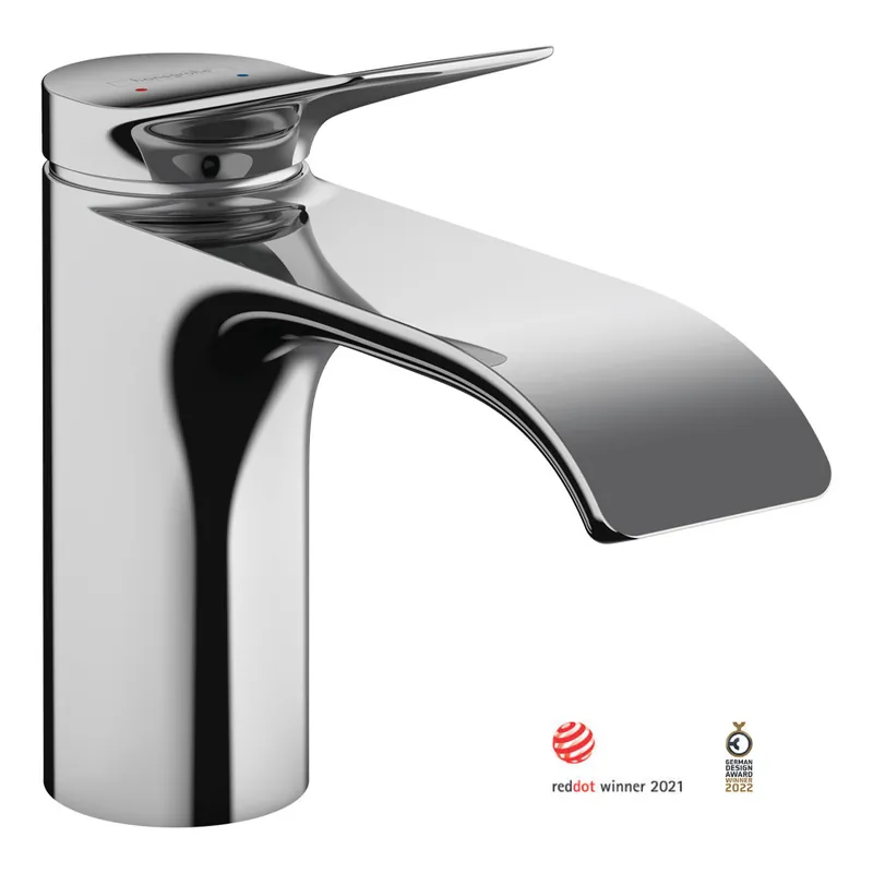Vivenis Mitigeur de lavabo 80 sans tirette ni vidage, chromé (75012000)