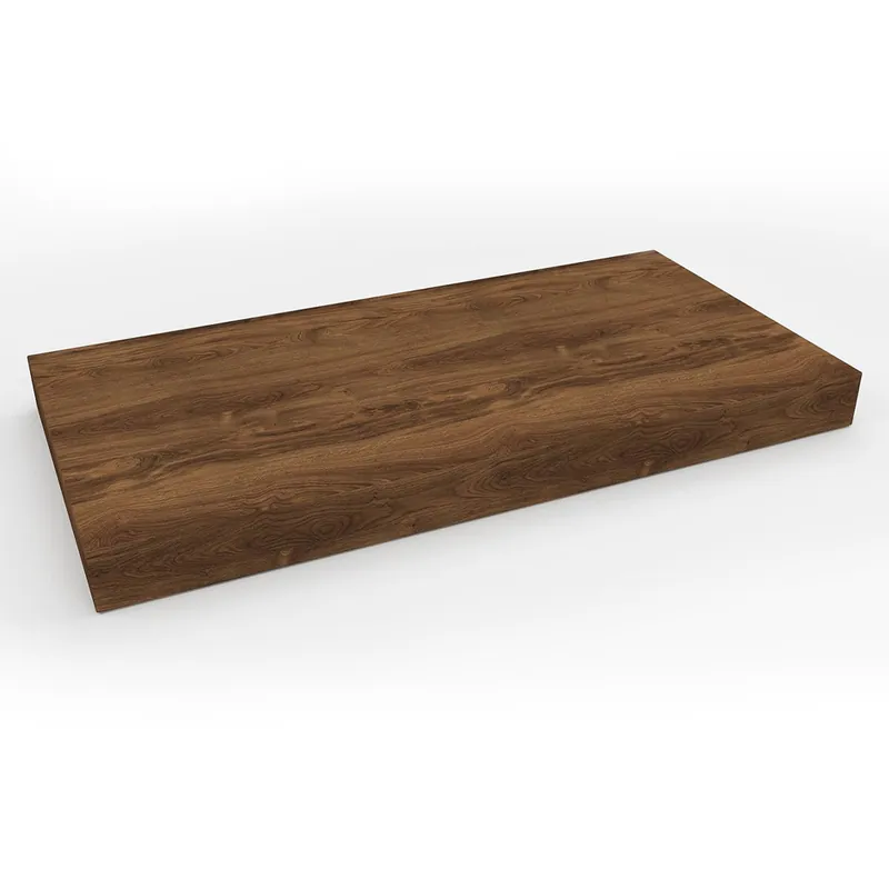 Naturel plan vasque 120x8x50 cm, chêne charleston brun foncé (DO12050DT)