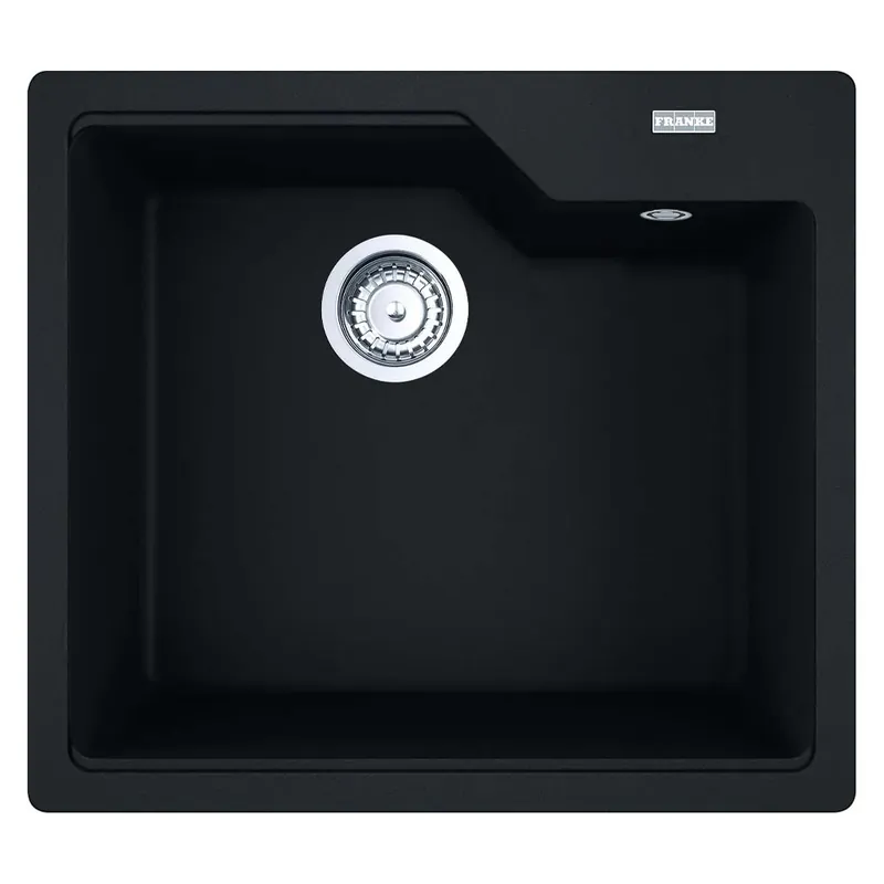 Urban UBG 610-56 Fragranit+ Évier de cuisine à encastrer, noir mat
