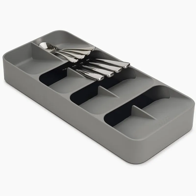 DrawerStore™ range-couverts compact grand format, gris (85152)