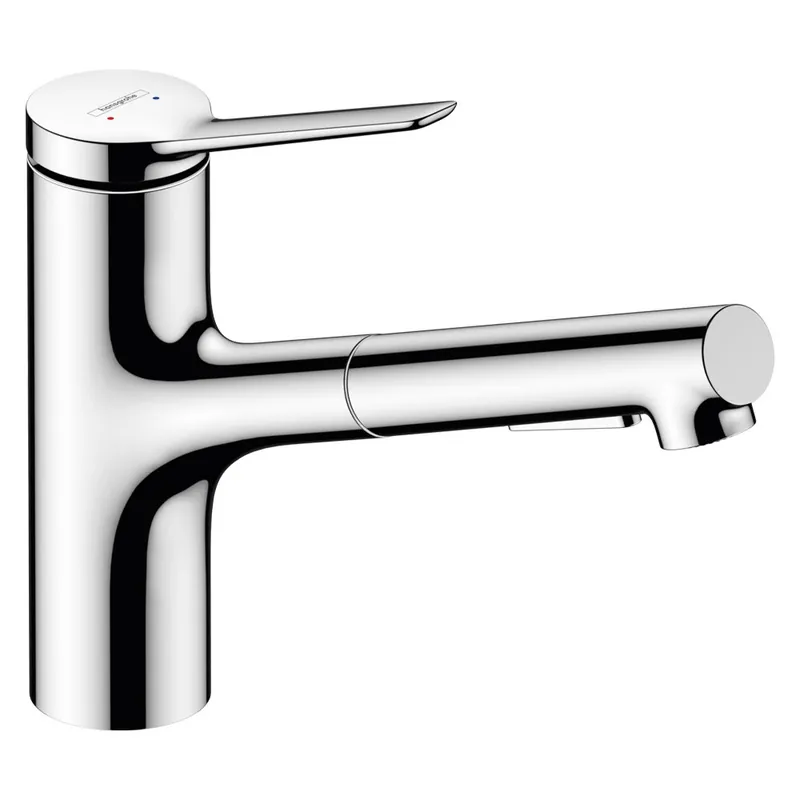 Zesis M33 mitigeur de cuisine 150 avec douchette extractible 2 jets, sBox, Chrome (74803000)