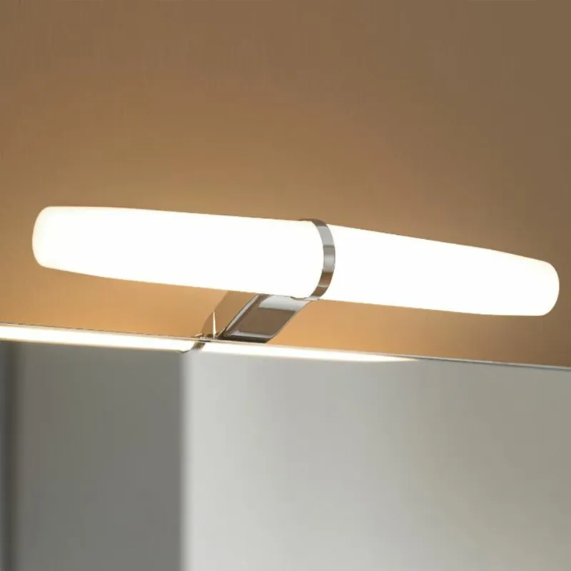 Applique pour miroir LED 23x4,1 cm 4000 K blanc, 6 W, IP44, chrome (EVA2LED)