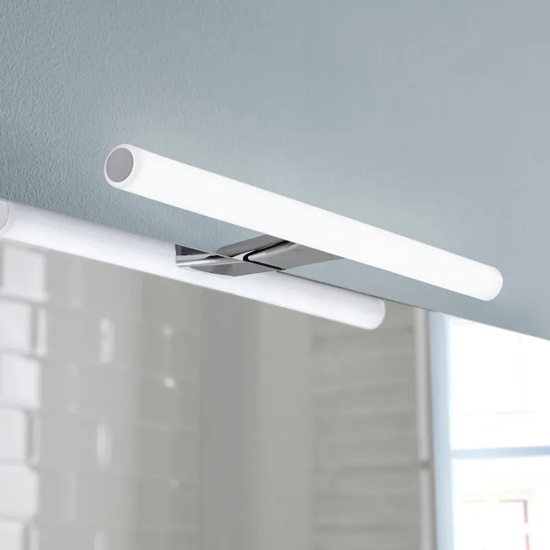 Applique pour miroir LED Irene 50x3,6 cm 5700 K blanc, 9 W, IP44, chrome (IRENE500NEW)