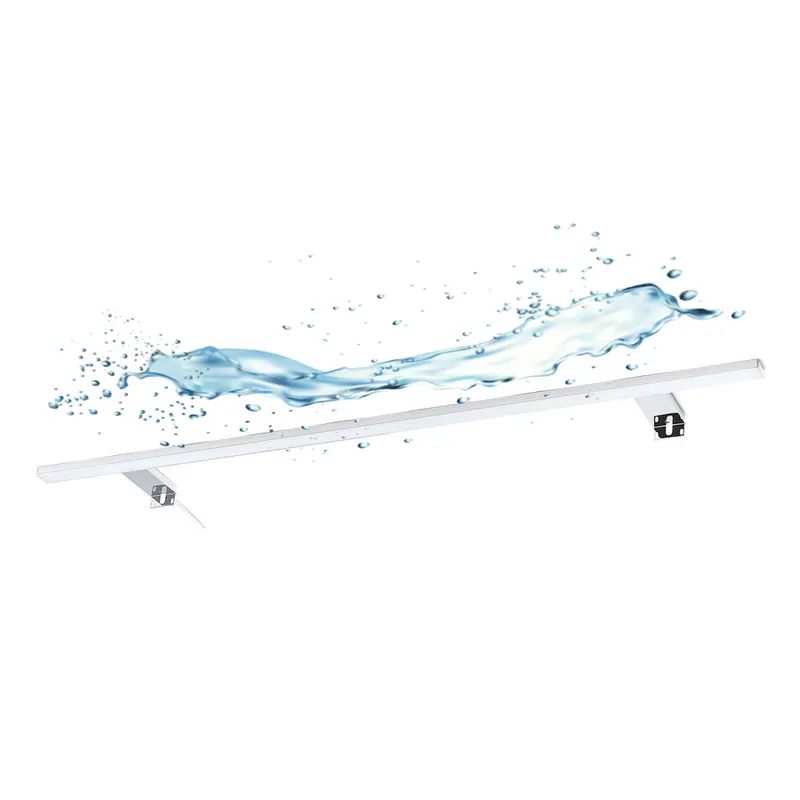 Applique pour miroir LED Esther 100x2,9 cm 5700 K blanc, 15 W, IP44, chrome (ESTHER1000NEW)