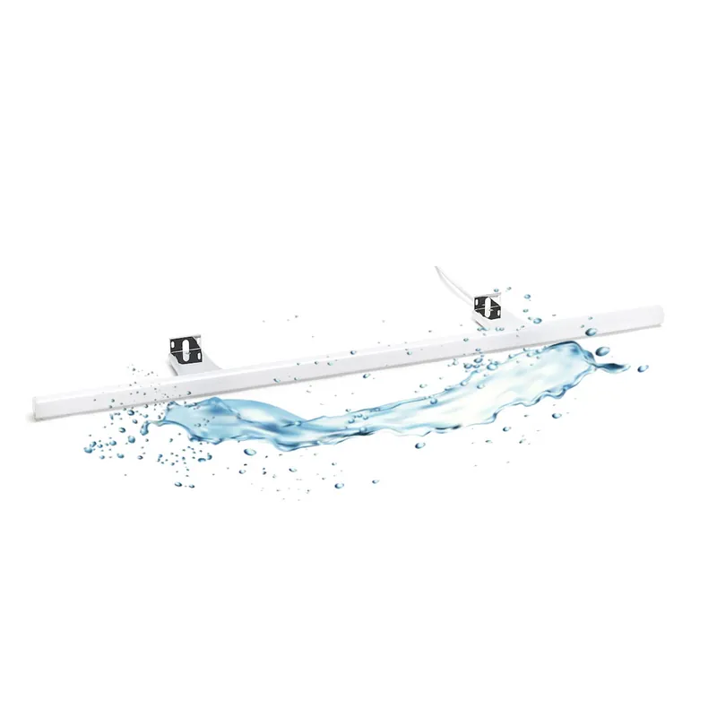 Applique pour miroir LED Irene 50x3,6 cm 5700 K blanc, 10 W, IP44, chrome (IRENE800NEW)