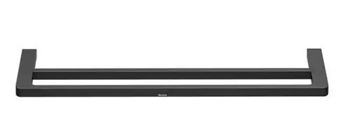10° Porte-Serviettes double, Noir ( X07P562)