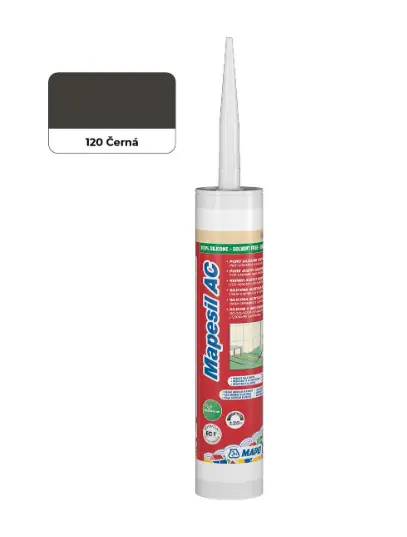 Silicone Mapei Mapesil AC noir 310 ml MAPS120