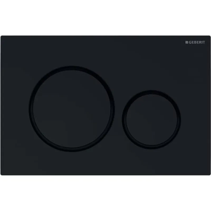 Sigma20 Plaque de déclenchement double touche, Noir