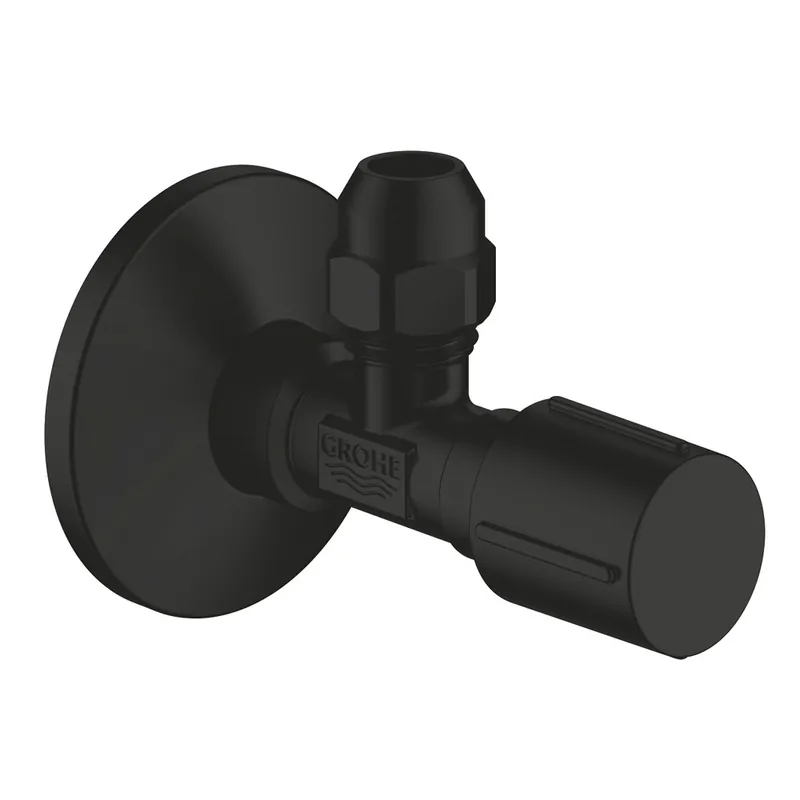 robinet d‘équerre 1/2″, noir mat (220732430)