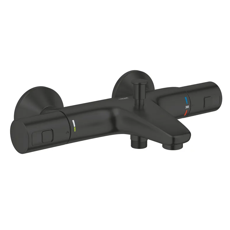 PRECISION START mitigeur bain/douche thermostatique, noir mat (345982430)