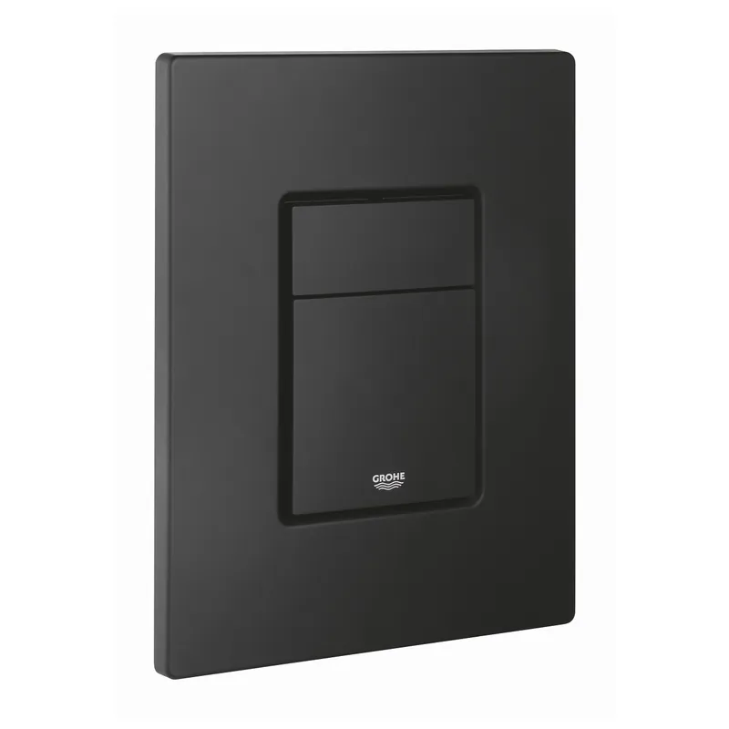 Even Plaque de commande double touche, Technologie anti-empreintes, Noir mat