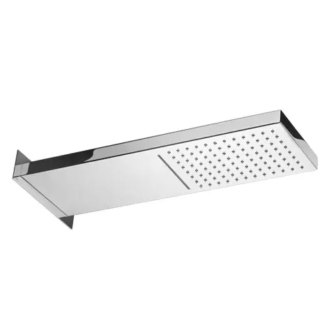Optima Douche de tête rectangulaire 53x16, 2 Jet, Chrome(OPH002)